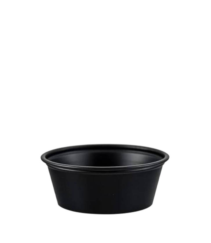 1 oz portion cup black